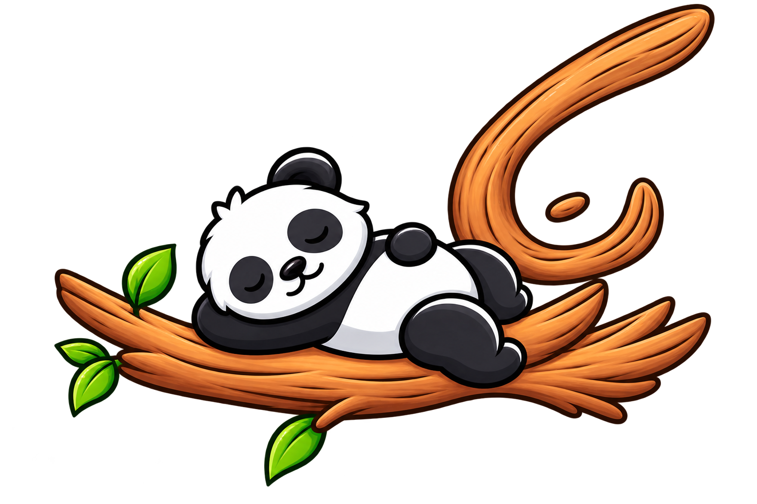 Sleeping panda